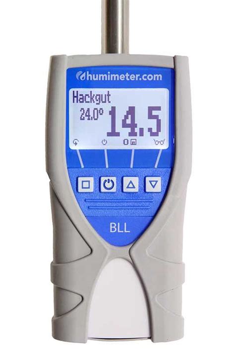 hackgut feuchtigkeitsmessgerät|humimeter BLL Hackschnitzel Feuchtigkeitsmessgerät.